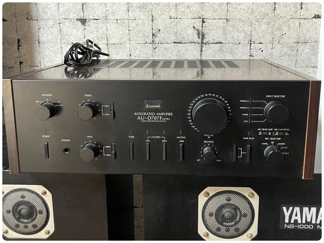 【動作確認済・現状品】サンスイ AU-D707F Extra プリメインアンプ