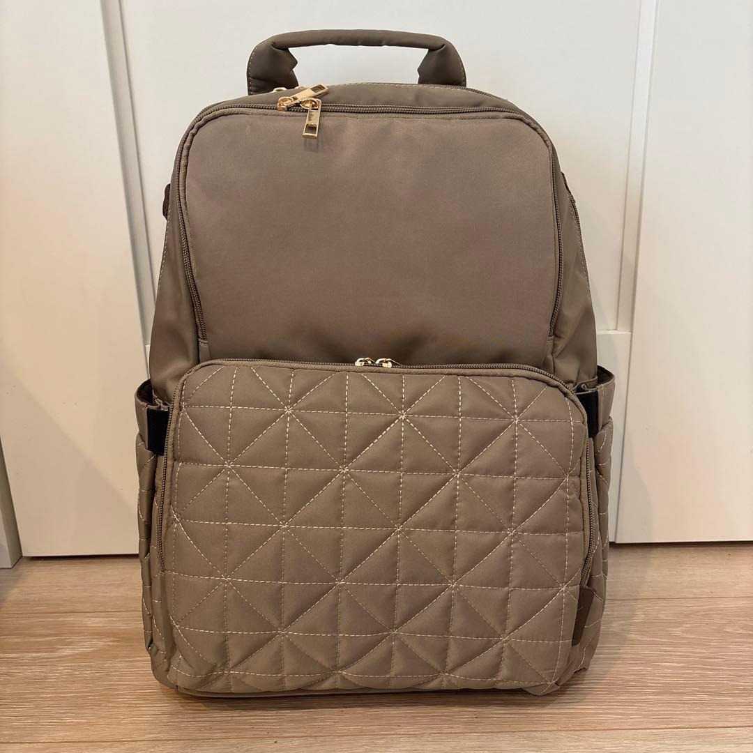 and.na⭐︎　MUMU & CO. ベージュ マザーズバッグ　しまむら