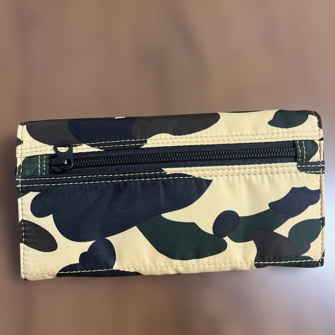 未使用品 PORTER × BAPE カモフラ 長財布 ポーター ベイプ コラボ