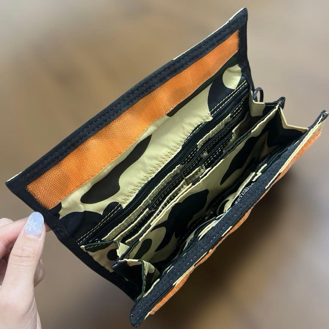 未使用品 PORTER × BAPE カモフラ 長財布 ポーター ベイプ コラボ