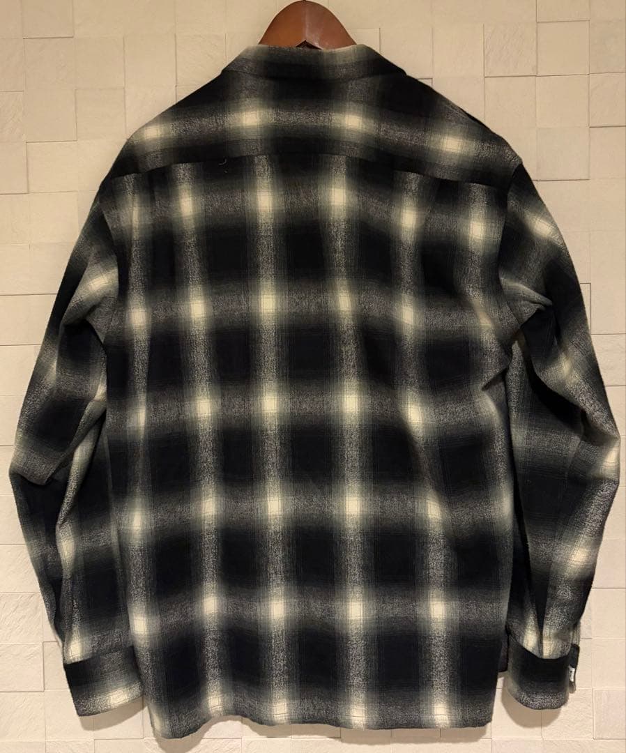 ナンバーナイン×タウンクラフト　オンブレオープンシャツ　サイズL