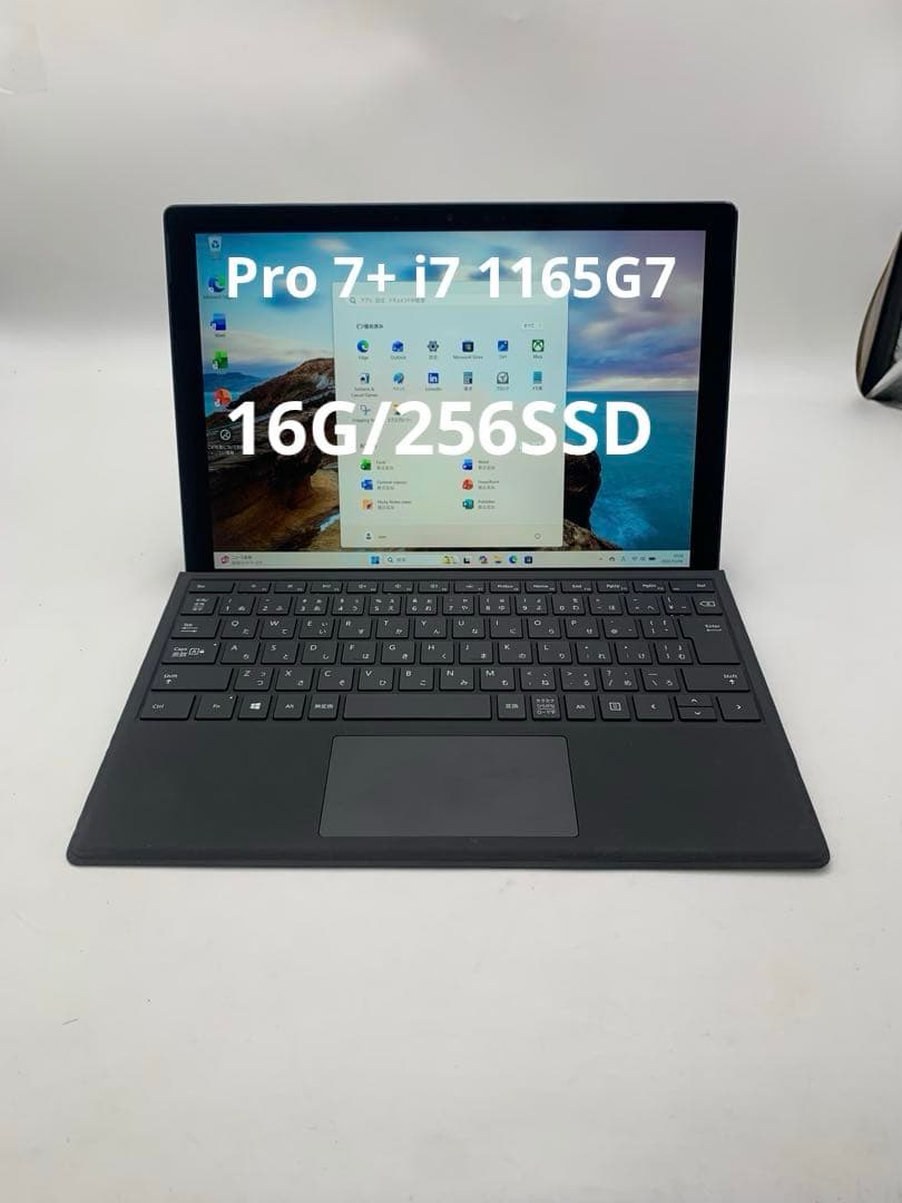 Windowsノート本体 Surface Pro 7+ i7 1165G7 CPU2.80GHz/16GB