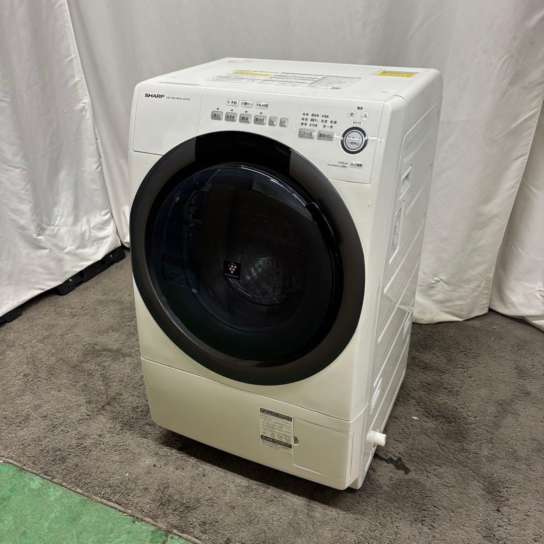 ★773　設置無料　ドラム式洗濯機　シャープ　7キロ　安い　乾燥付き　綺麗　中古