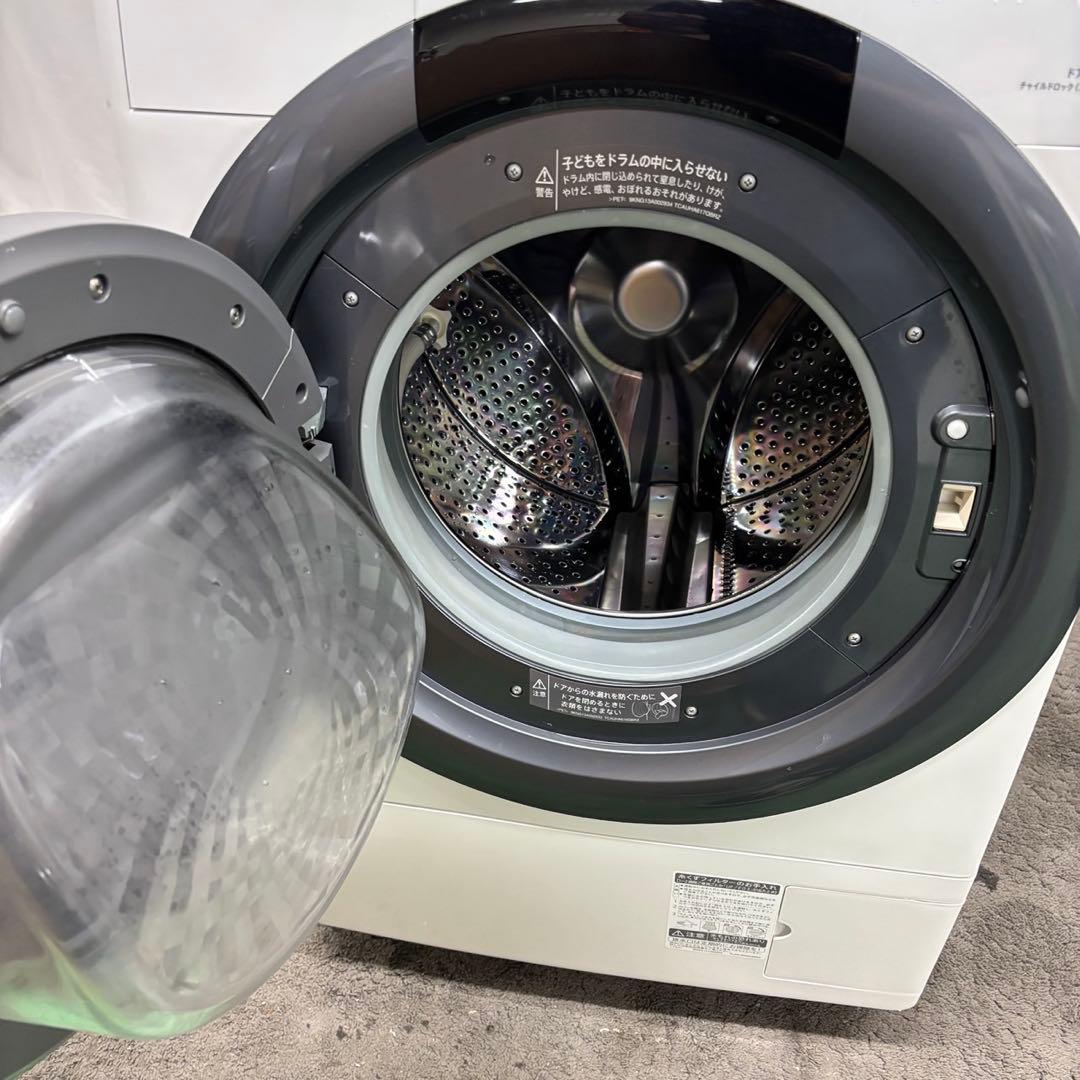 ★773　設置無料　ドラム式洗濯機　シャープ　7キロ　安い　乾燥付き　綺麗　中古