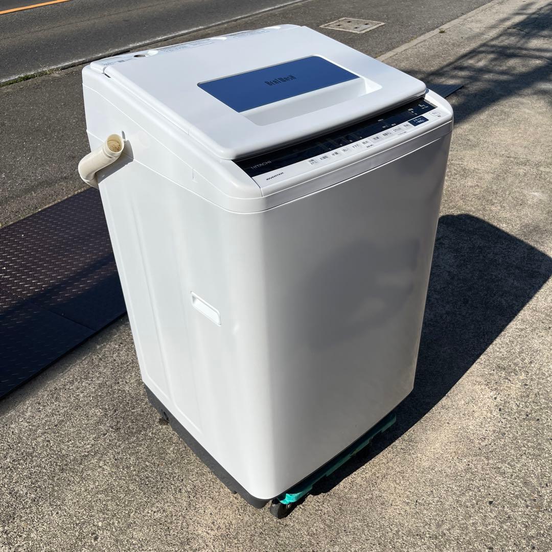 愛知岐阜/送料無料★日立 8㎏洗濯機 ビートウォッシュ【BW-T806】20年製