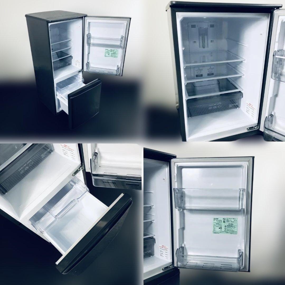 ★送料・設置無料★ 中古 2ドア冷蔵庫 三菱 (No.4523)