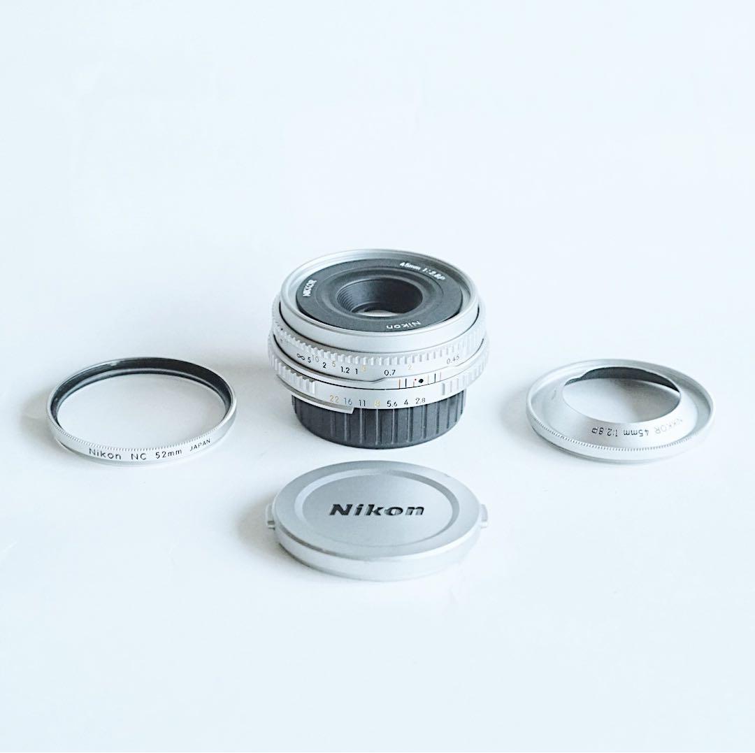 ニコン Ai-S NIKKOR 45mm F2.8 P シルバー