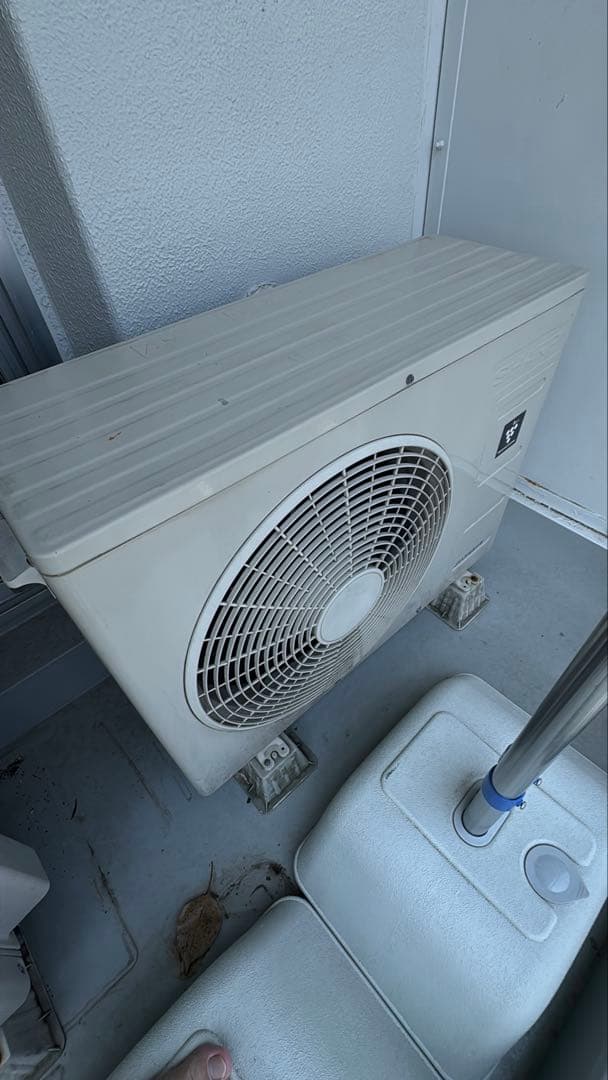 最終 2016年製 SHARP エアコン室外機のみ ポンプアップ済み