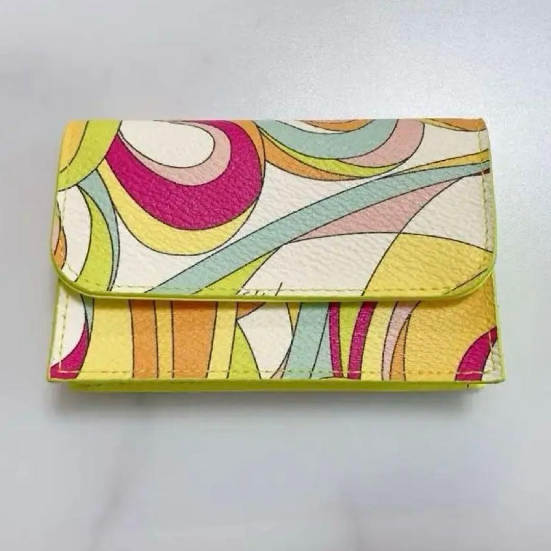 【未使用】EMILIO PUCCI 名刺入れ エミリオプッチ カードケース