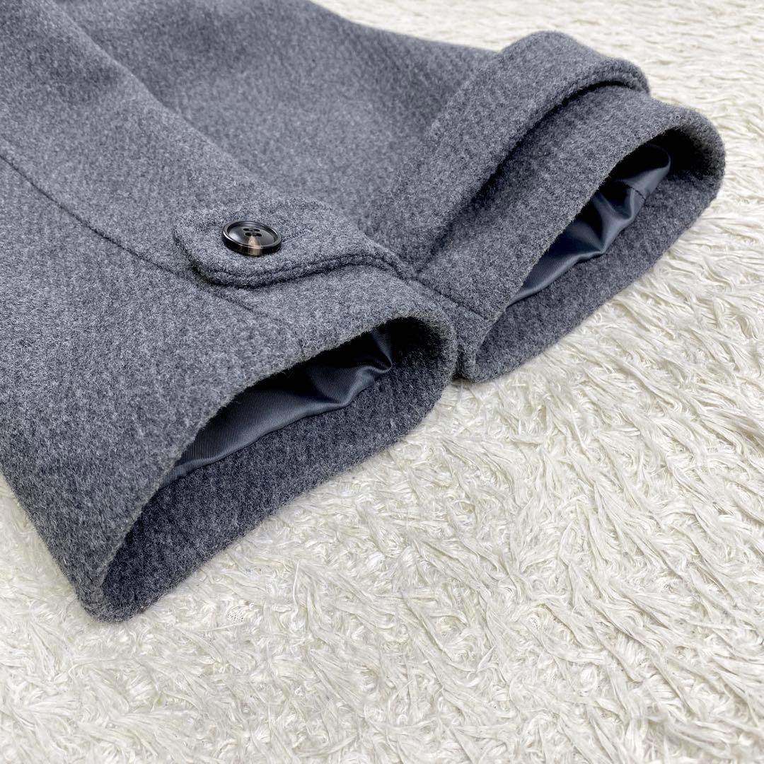 【美品】KUMIKYOKU 組曲 ダッフルコート 大きいサイズ 6 グレー