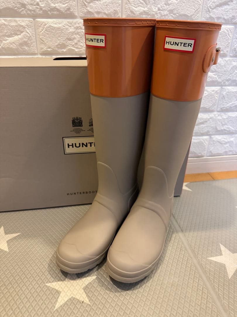 HUNTER WOMENS ORIGINAL TALL レインブーツ UK 6