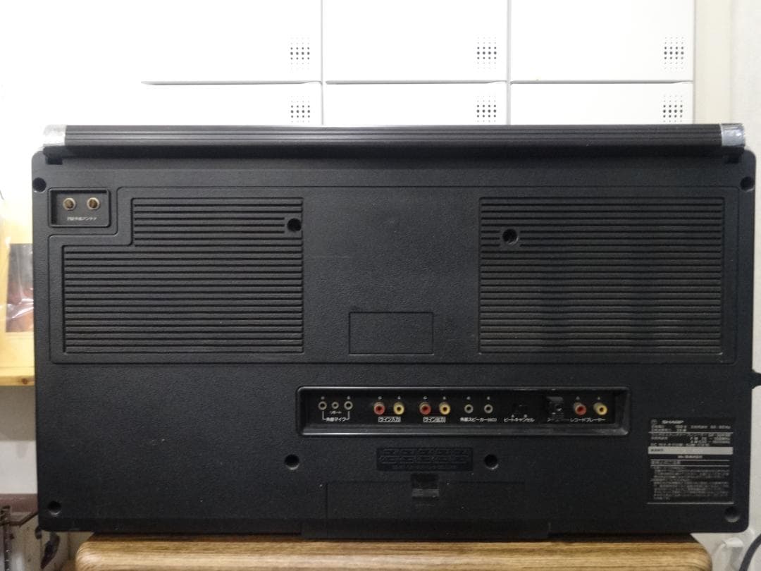 SHARP シャープ ラジカセ GF-508SB 昭和レトロ メンテ済 動作品