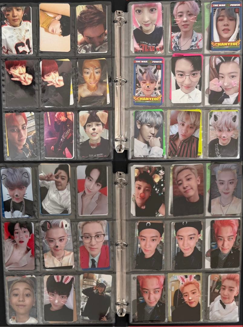 EXO チャニョル トレカ 75枚 Tempo公式バインダーセット