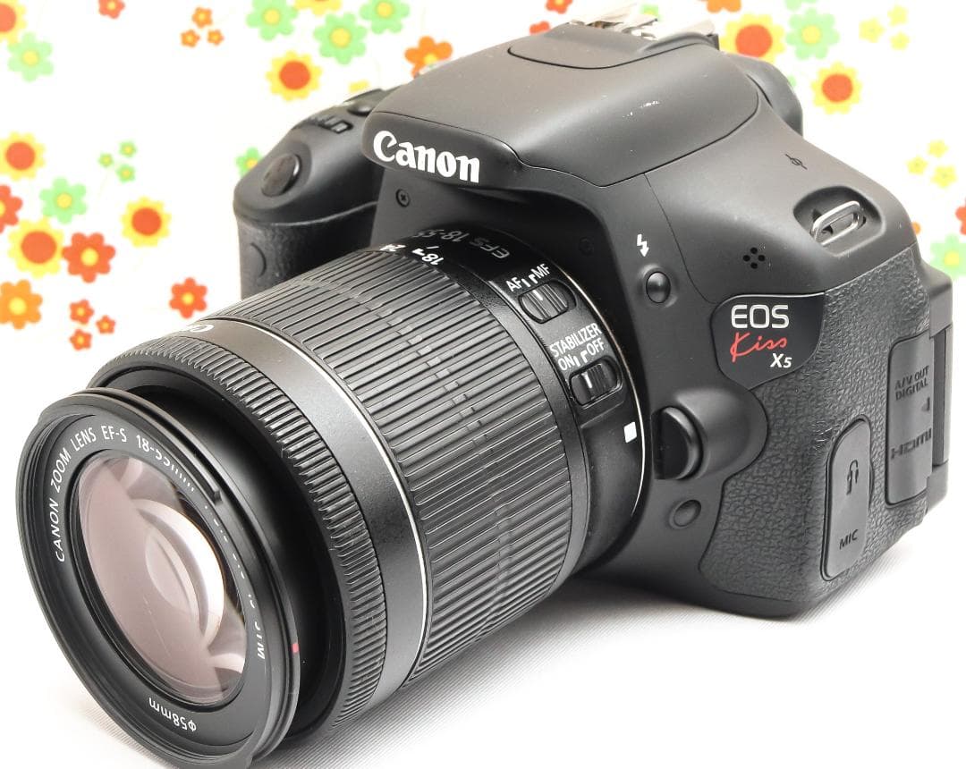 Canon Kiss X5☆スマホ転送！☆自撮り可能☆人気の一眼レフ♪