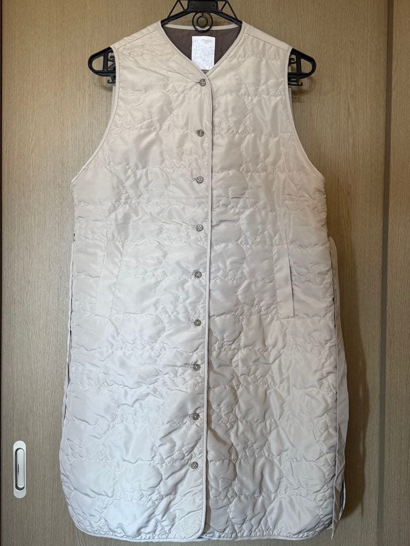 Marble Sud/ベアー柄/キルティングベスト