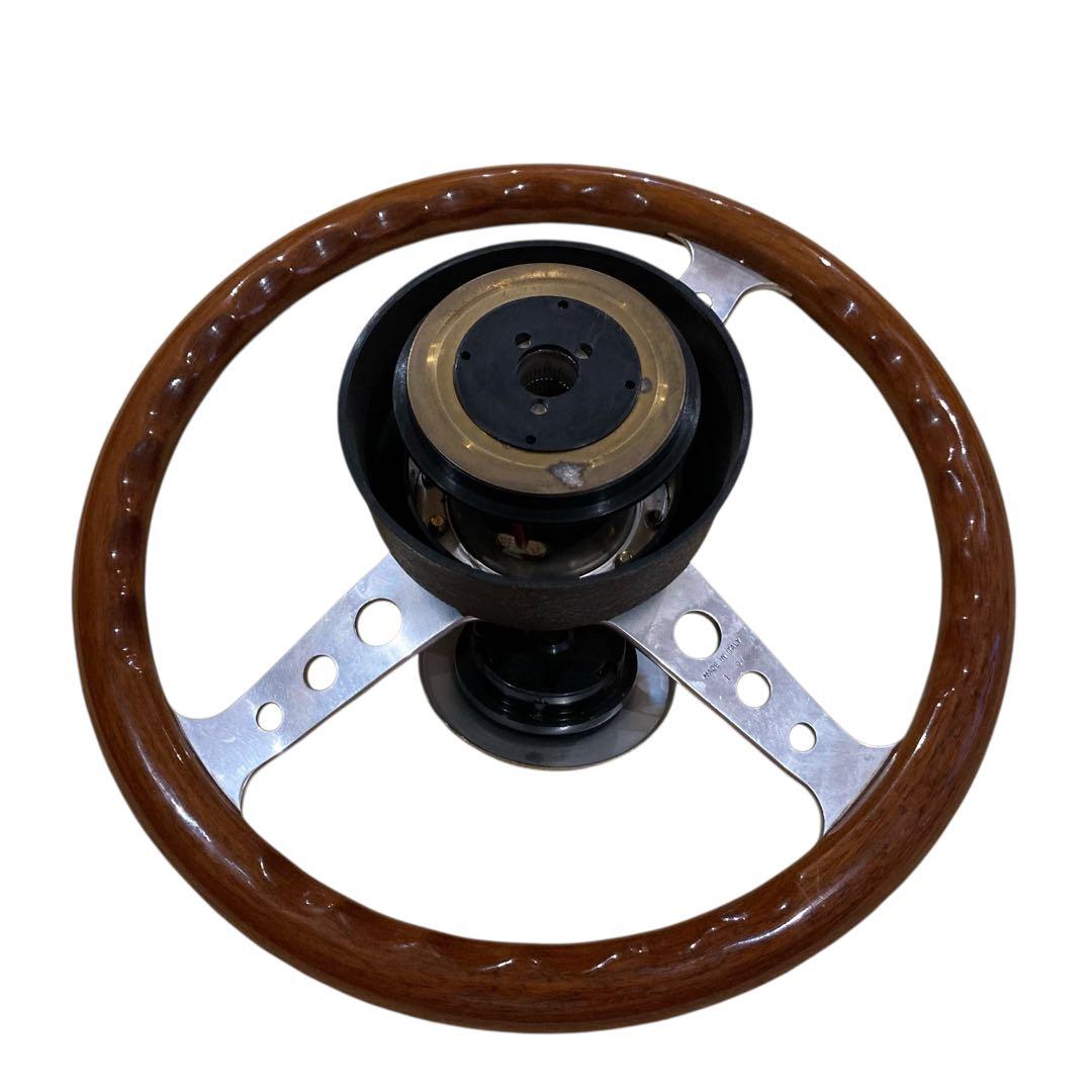 MOMO スーパーインディ ウッドステアリング 91年1月製 モモ　31