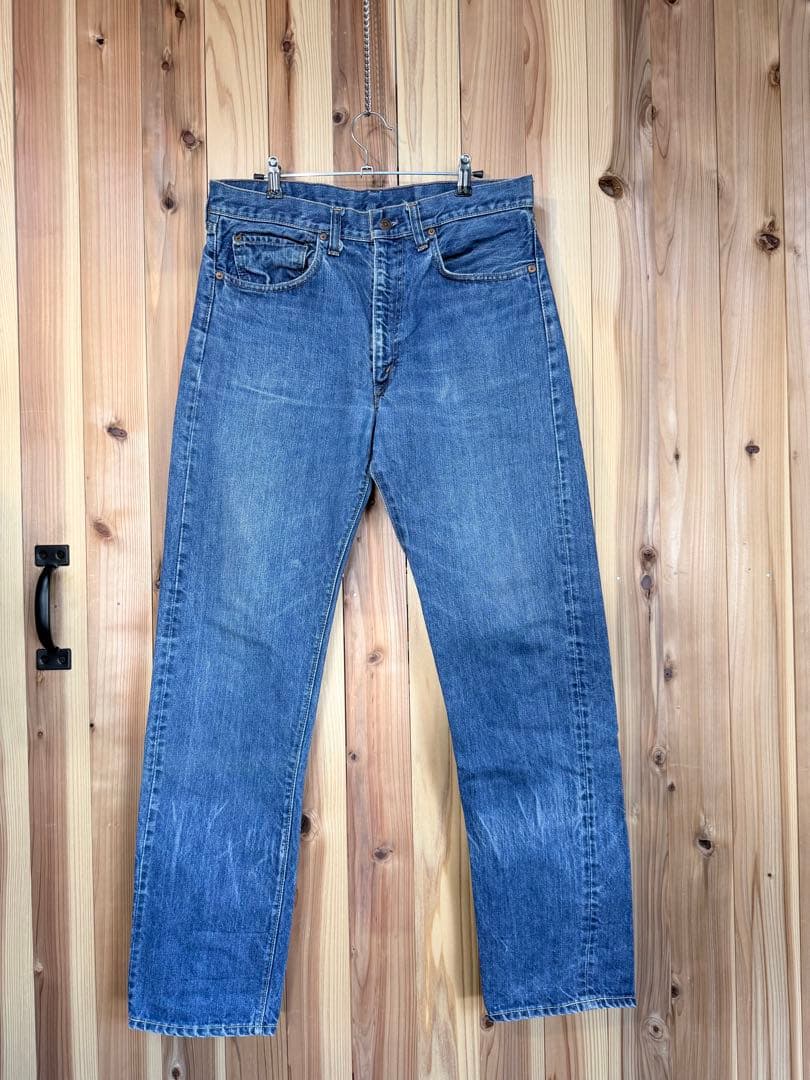 70s levi's 505 66前期　シングルステッチ　イエローライン　縦落ち