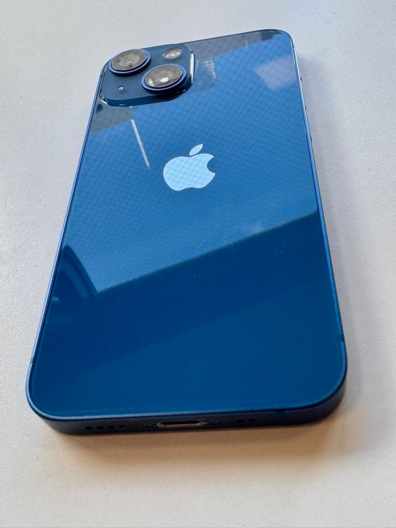 【美品】Apple iPhone 13 mini 128GB ブルー 本体