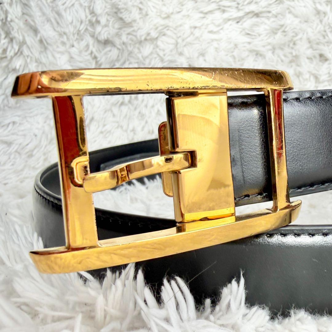 【美品】Cartier ベルト タンク アルディロン レザー ゴールド
