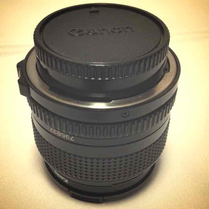 一眼レフレンズ、canon fd 50mm