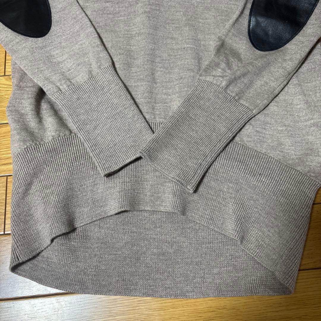 マルタンマルジェラMaison Margielaウールニット エルボーパッチXS