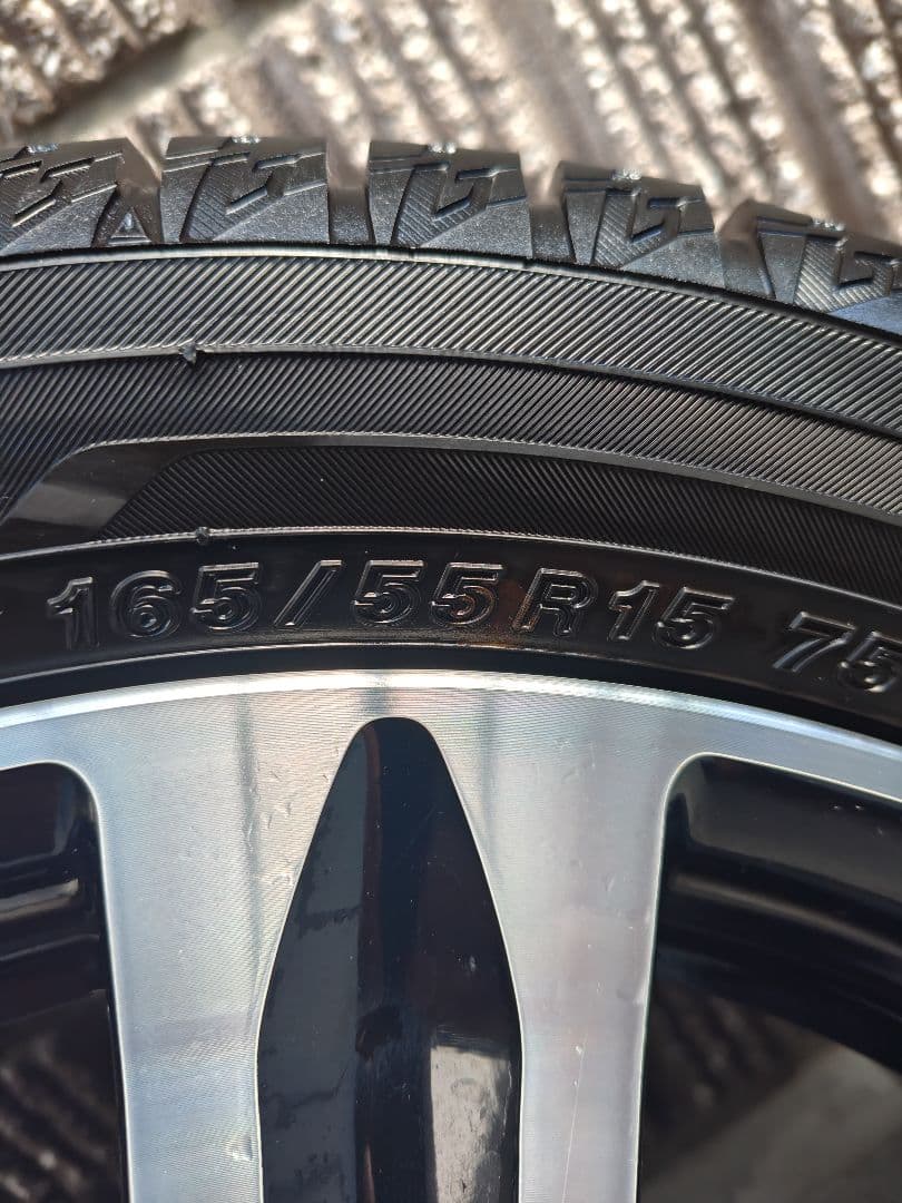 深溝 美品ダイハツ純正 165/55R15 ヨコハマアイスガード4本送料込み