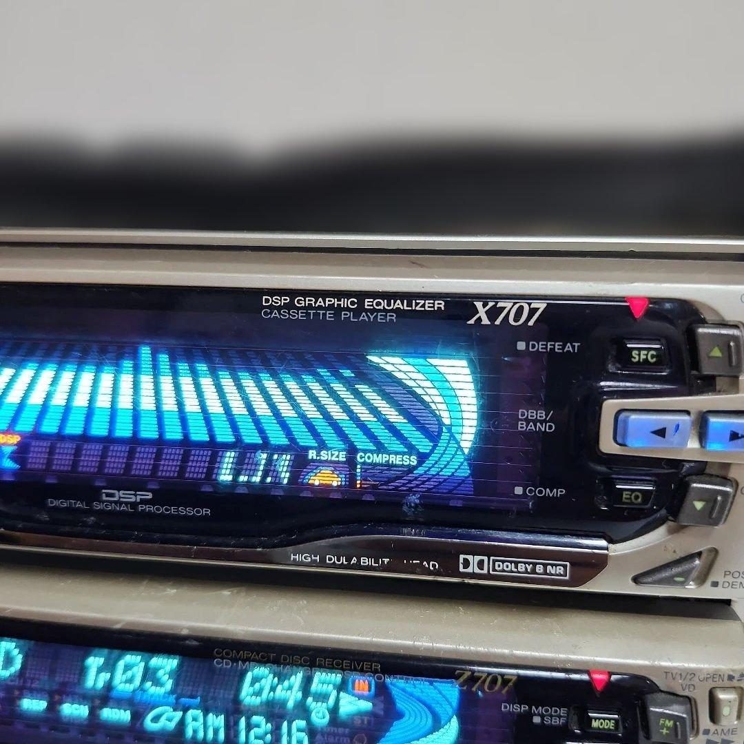 KENWOOD X707 Z707 CDプレーヤーセット