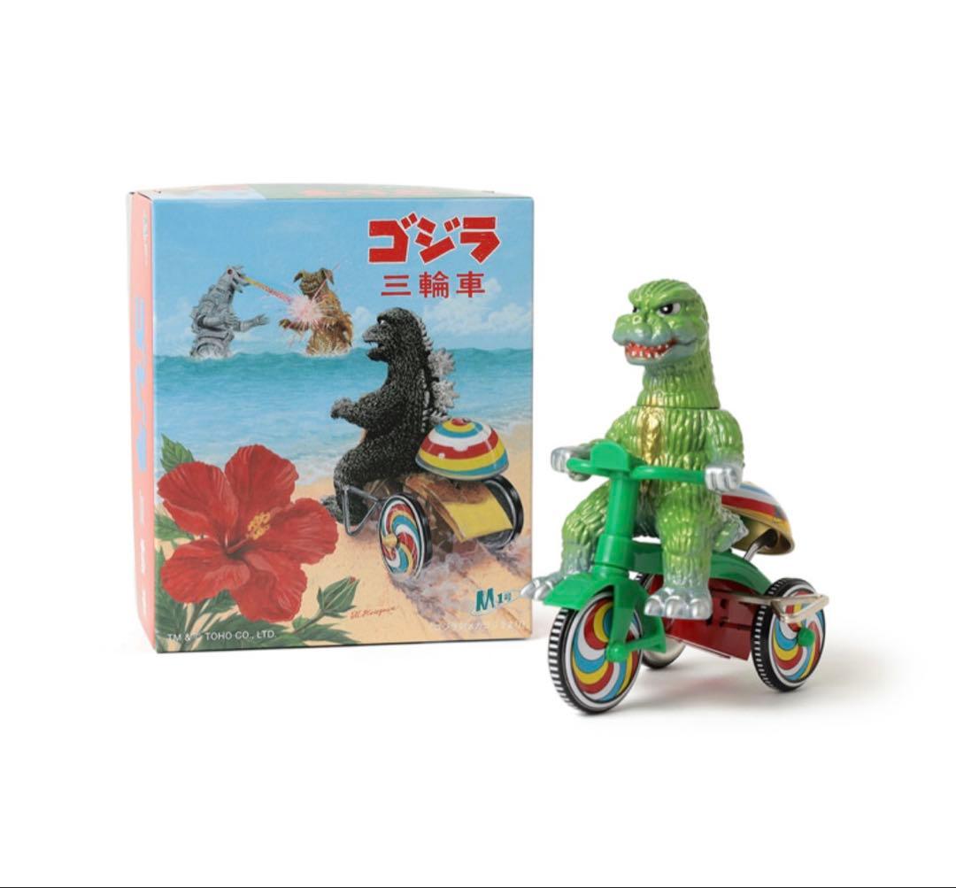 M1号 74ゴジラ三輪車　BEAMS別注　新品未使用　ブルマァク　ソフビ