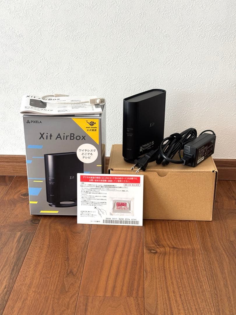 ピクセラXit AirBox XIT-AIR110W ワイヤレステレビチューナー