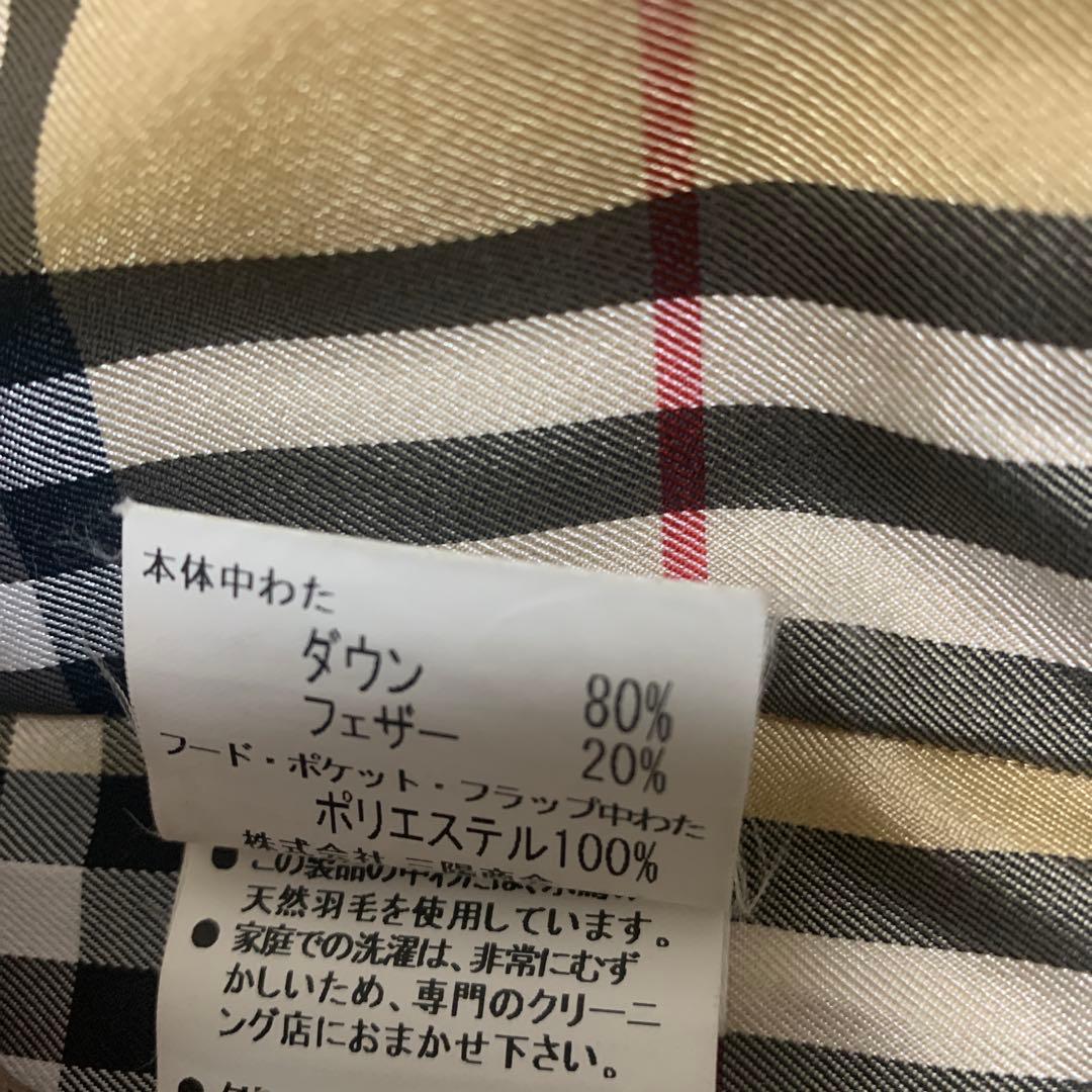 極美品 バーバリーロンドン 2way ノバチェック ダウンコート ワッペン