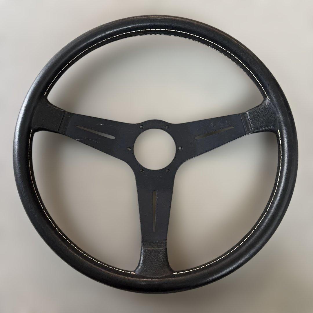 当時物 NARDY ナルディ レザーステアリング 現物のみ