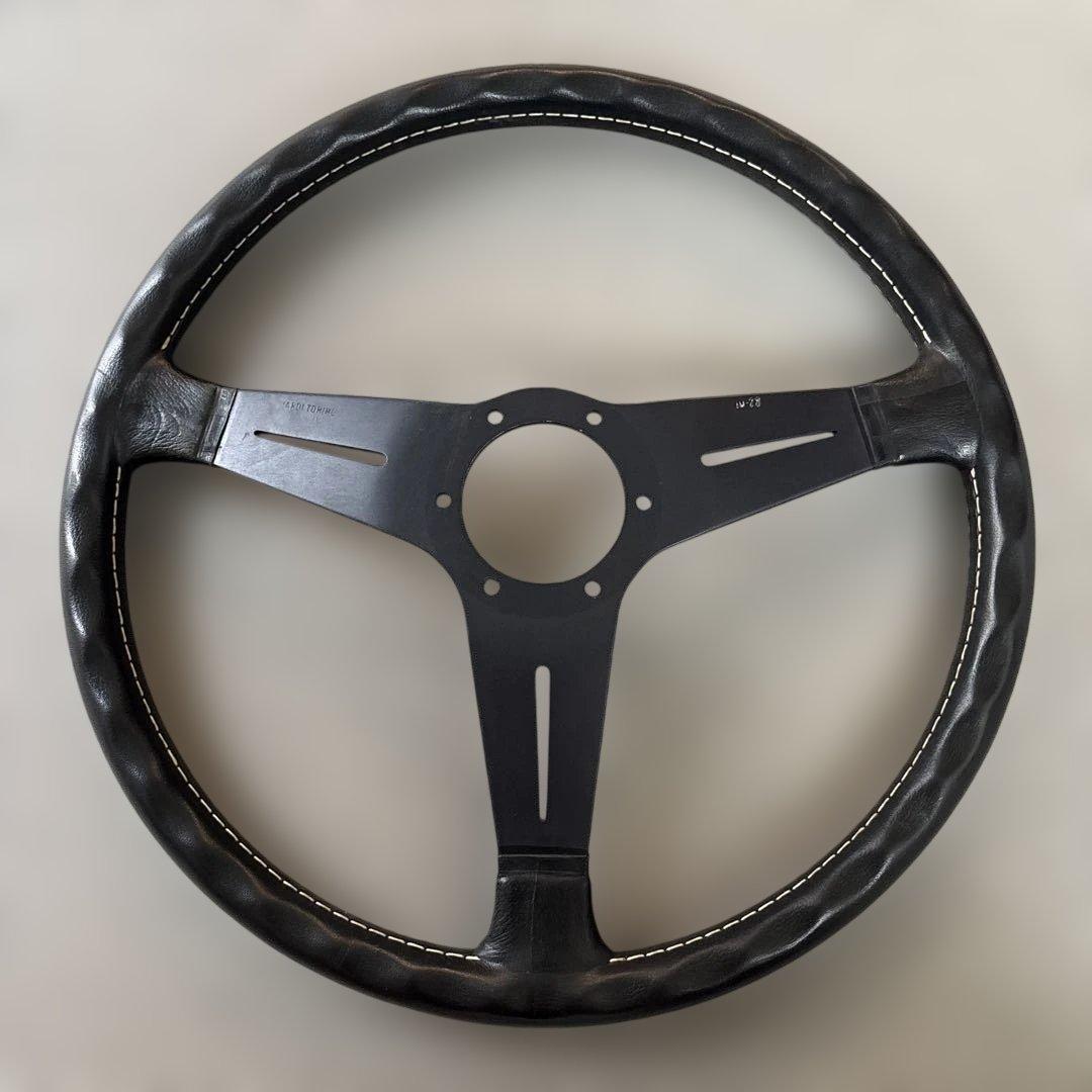 当時物 NARDY ナルディ レザーステアリング 現物のみ