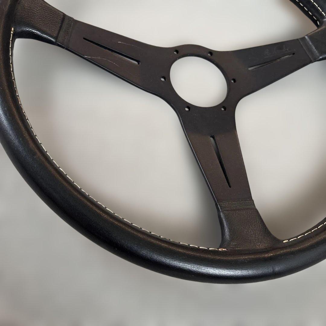 当時物 NARDY ナルディ レザーステアリング 現物のみ