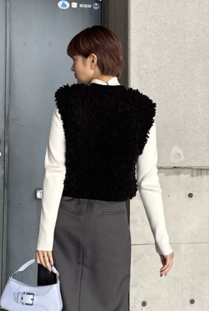 ジャケット・アウター UND COMPACT BOA KNIT VEST