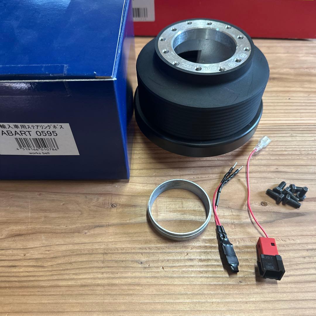 ワークスベル　ABART ステアリングボス 0595 黒