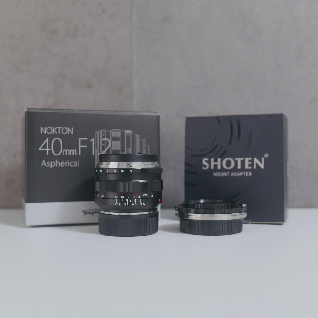 お*つ様 【アダプター付】NOKTON 40mm F1.2 Aspherical
