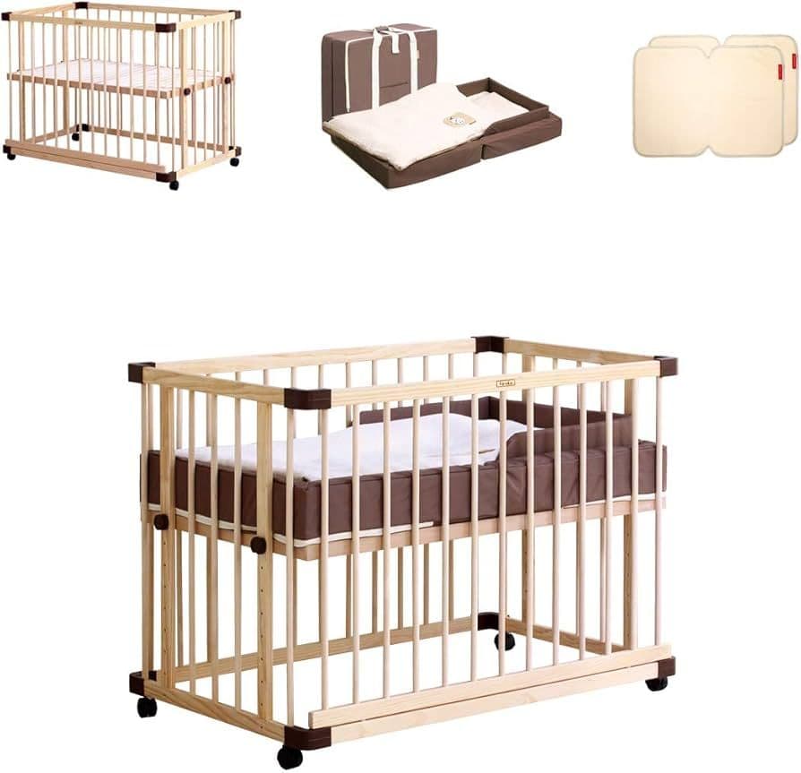 farska ファルスカ 一緒におやすみ フィットL 3点セット ベビーベッド