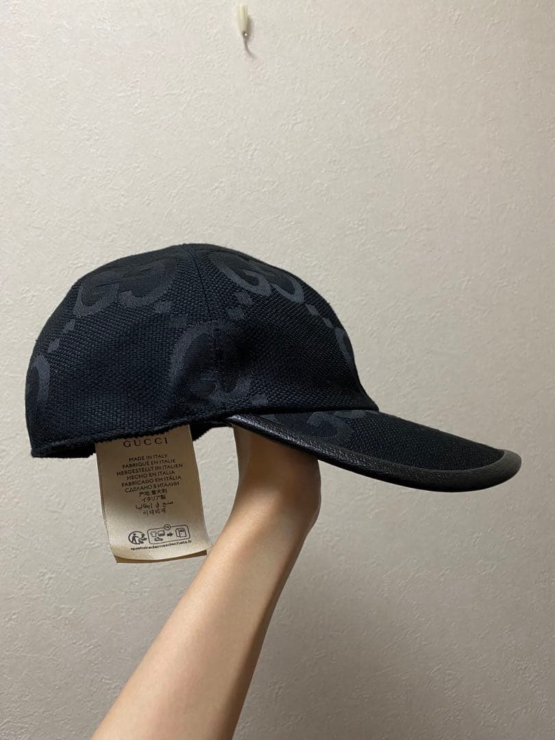 GUCCI ジャンボGG ブラック キャップ