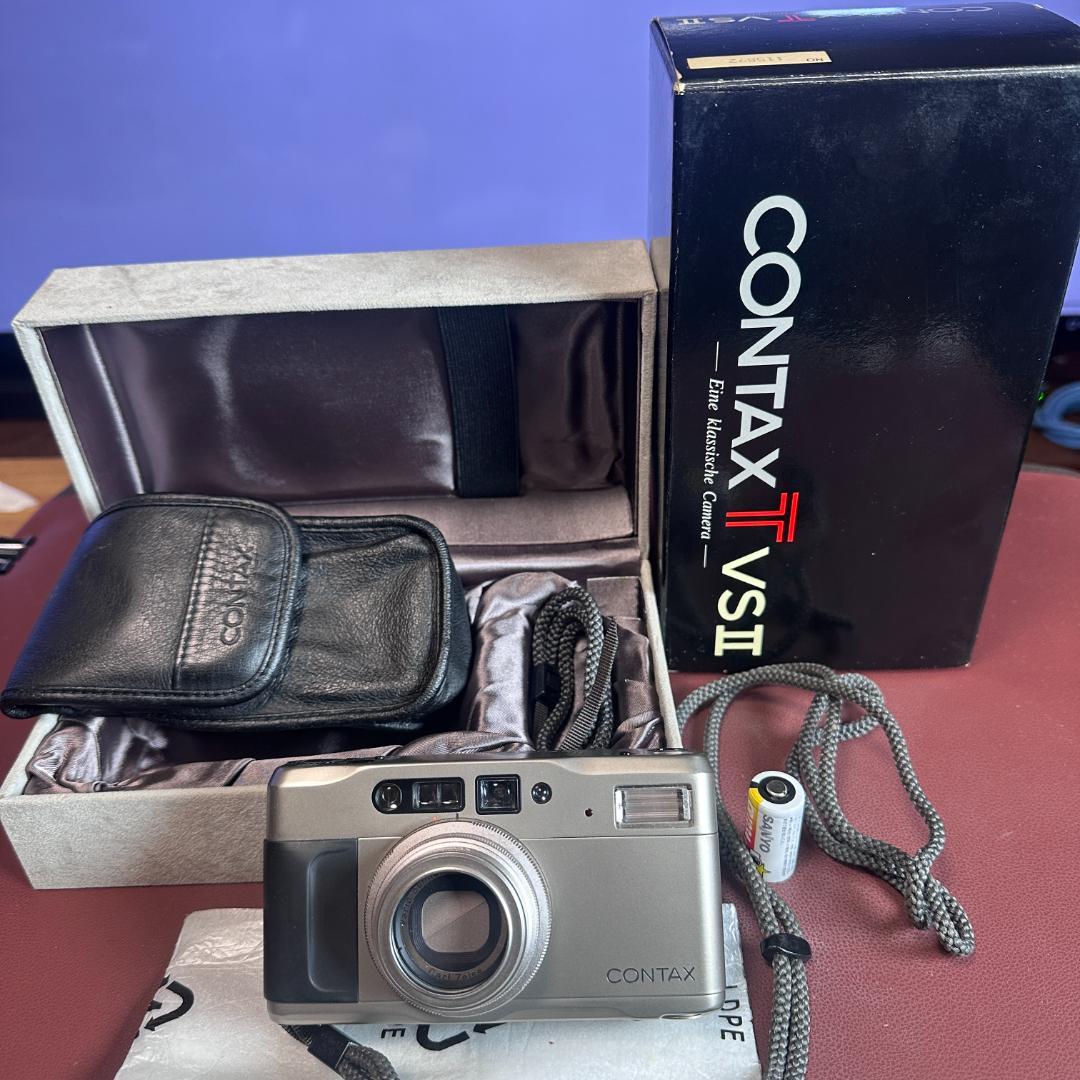 【美品】CONTAX コンタックス TVSⅡ TVS2 コンパクトフィルムカメラ
