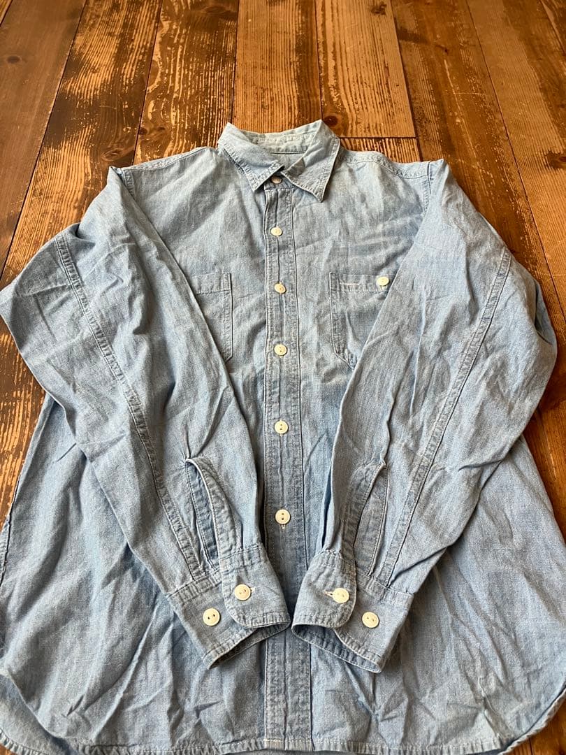 MountainResearch 長袖シャンブレーシャツ M マウンテンリサーチ