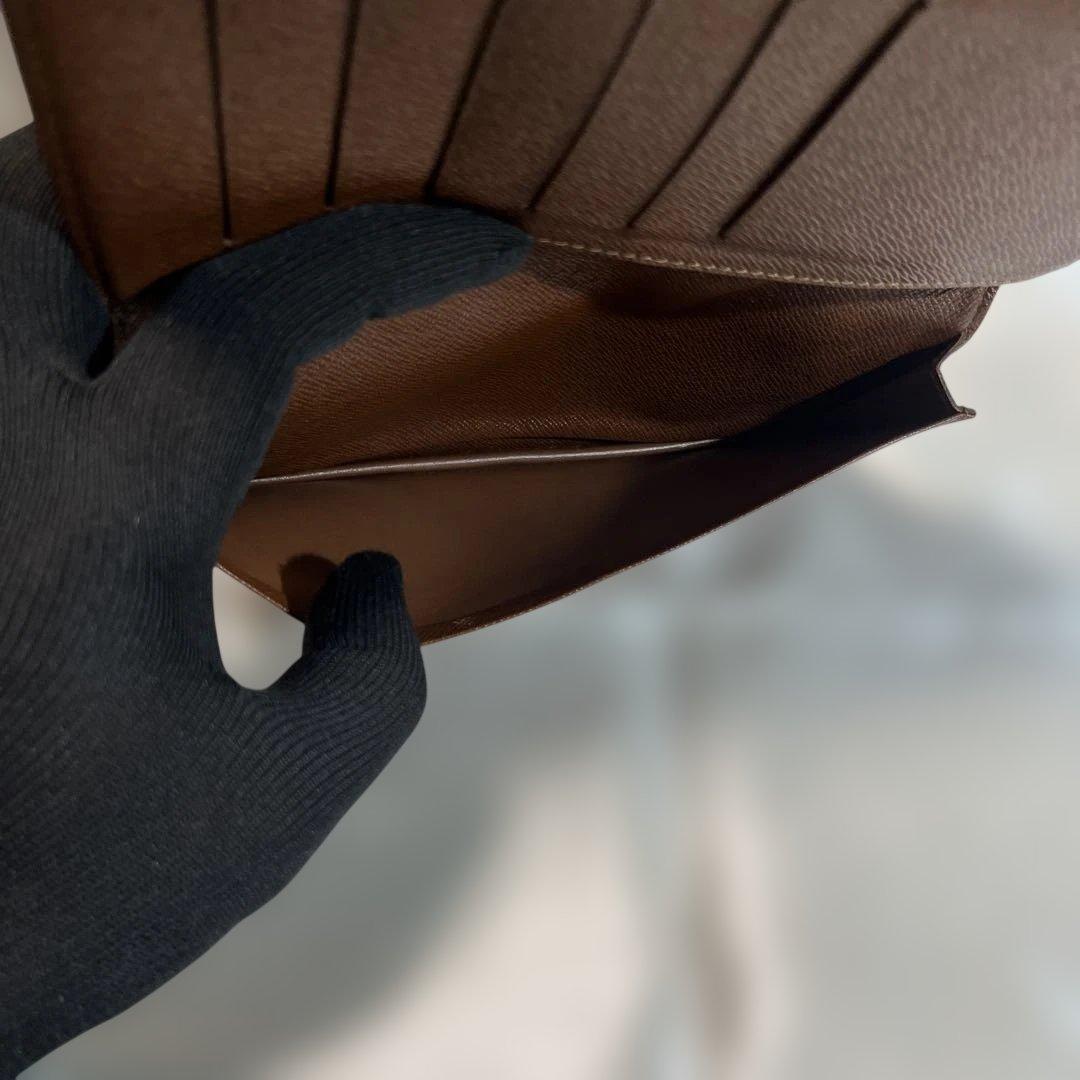 ルイヴィトン 長財布 二つ折り 札入れ モノグラム レザー 美品