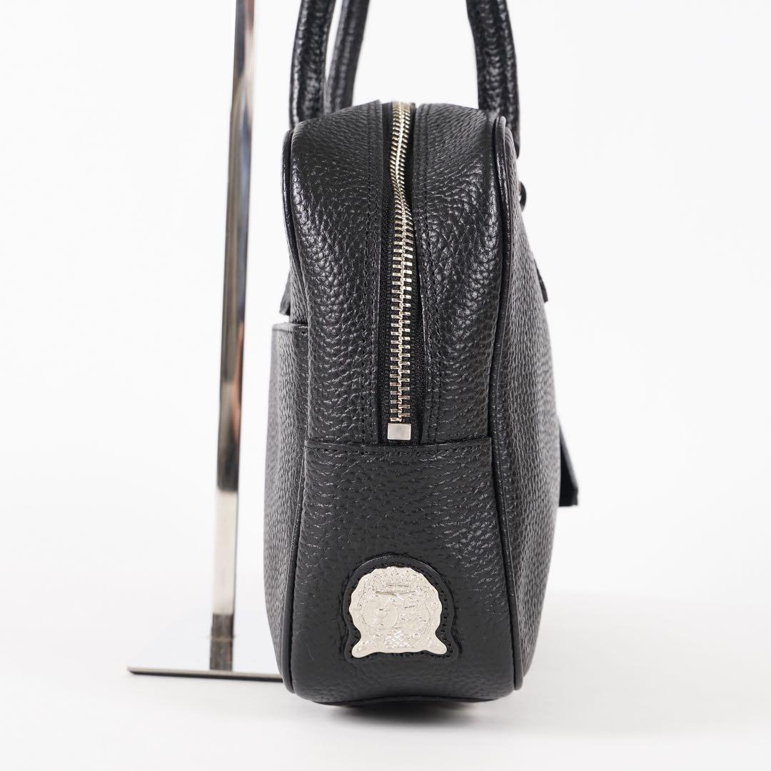 【極美品✨】ADMJ ハンドバッグ レザー ブラック