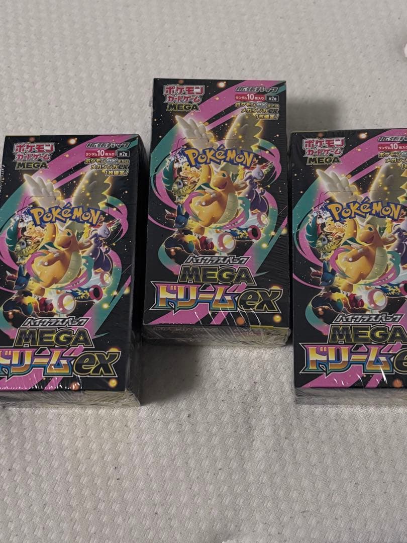 ポケモンカード　メガドリームex box シュリンク付き