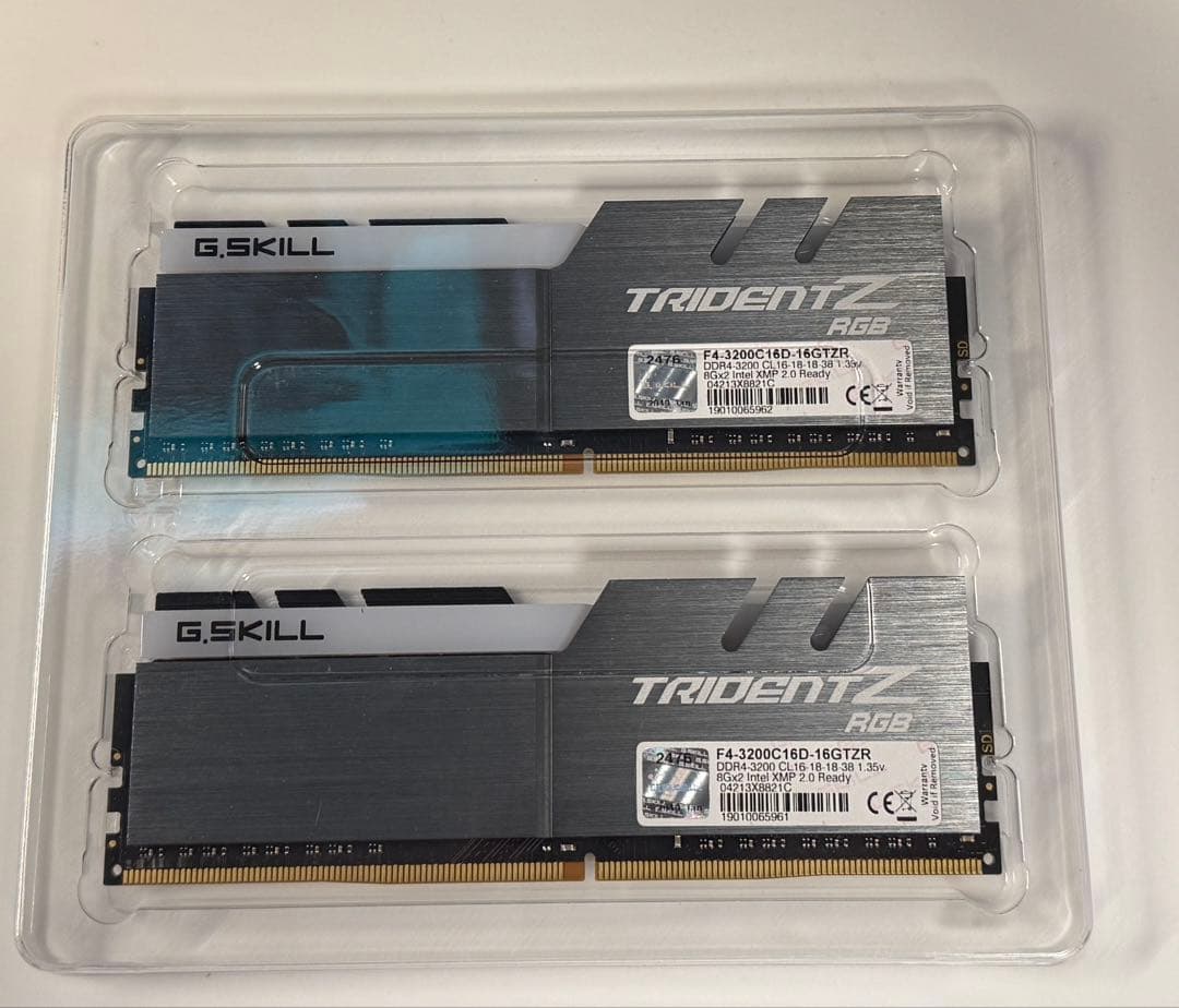 メモリー G.SKILL TRIDENT Z RGB DDR4 16GB (2x8GB)