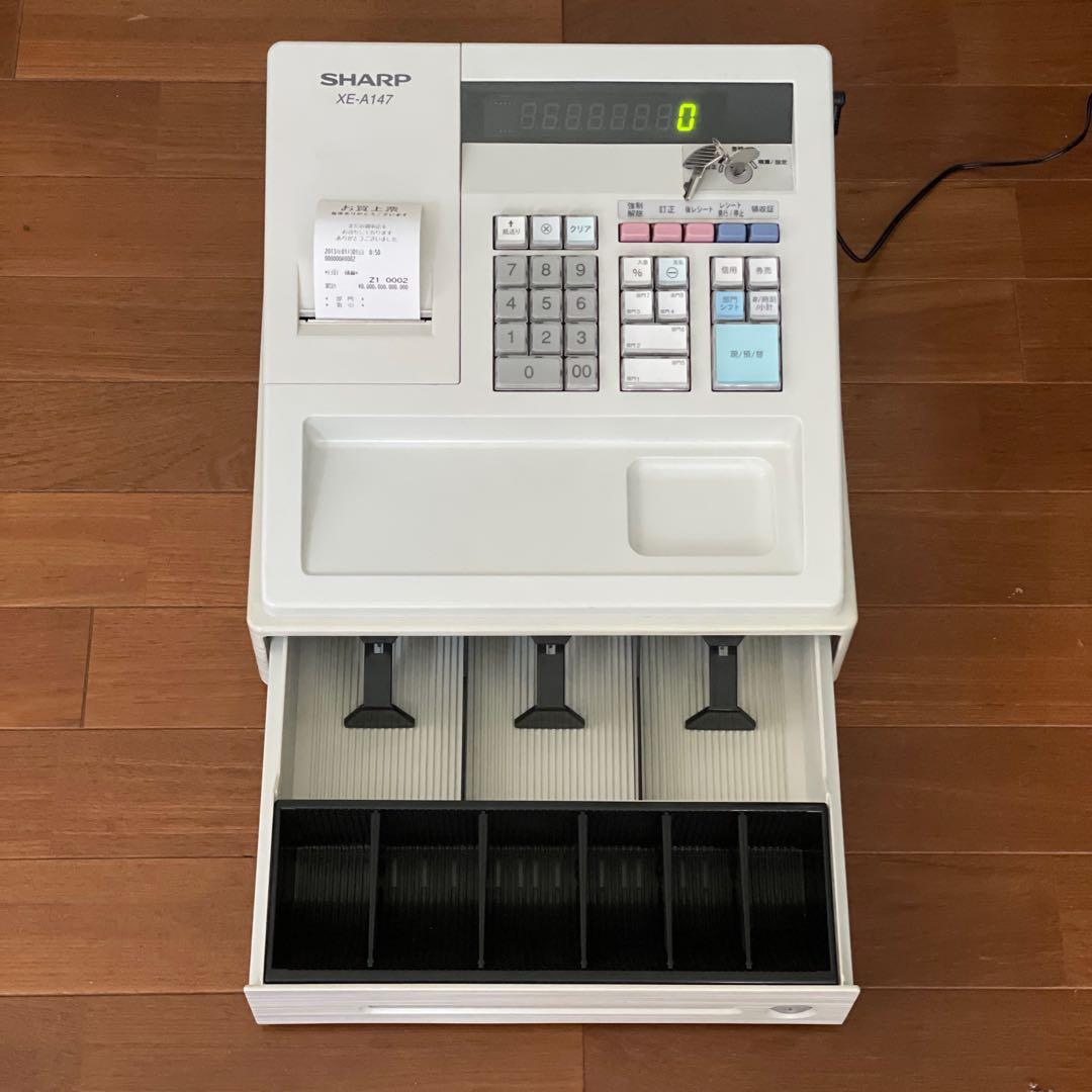 [美品]SHARP XE-A147 レジスター シャープ