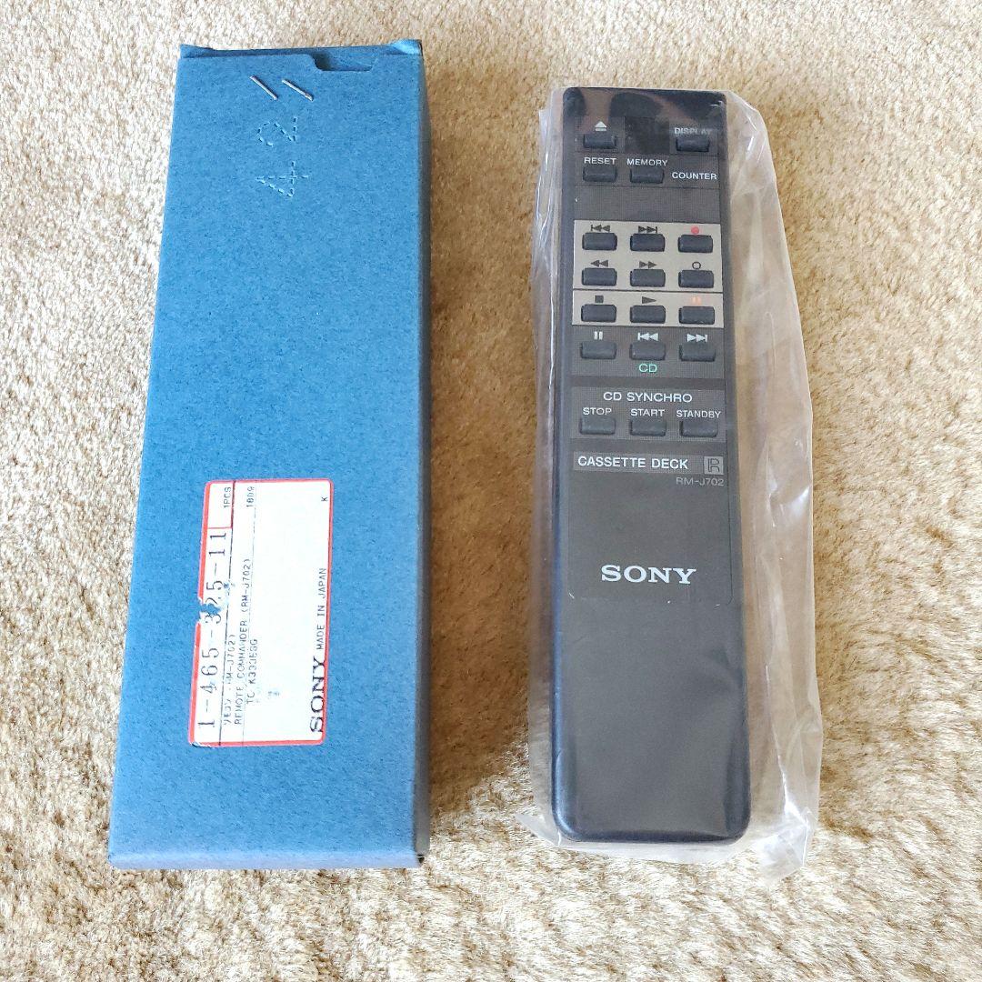 SONY RM-J702 ソニー純正リモコン　【新品未開封】　箱付き　レア