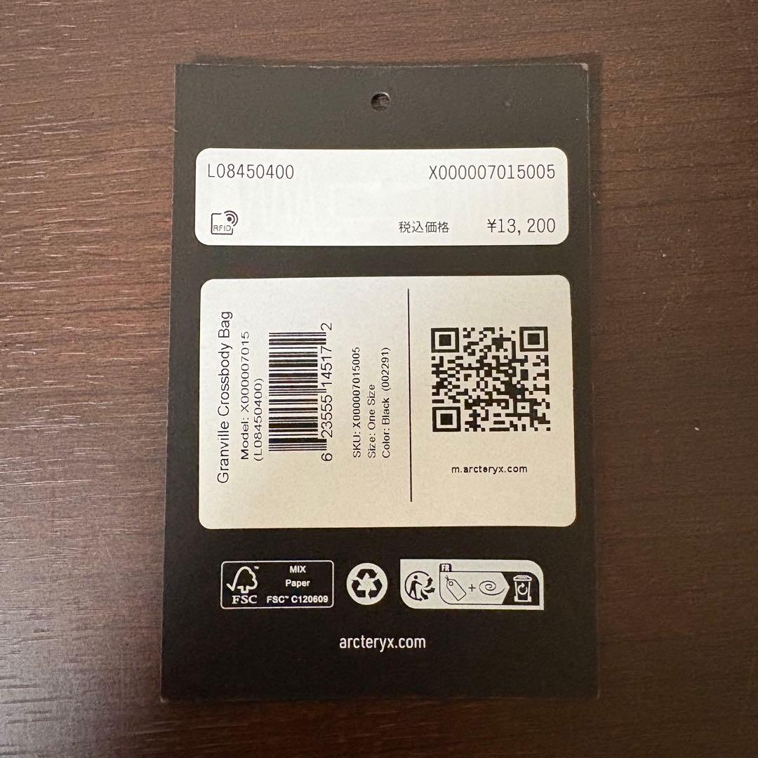 ARC’TERYX Granville Crossbody Bag 黒