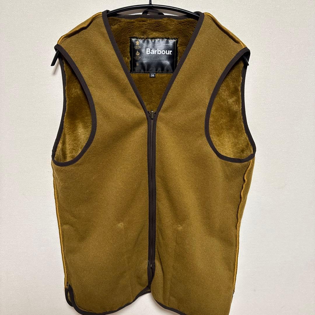 Barbour インナーベスト ブラウン 38 ビデイルSL