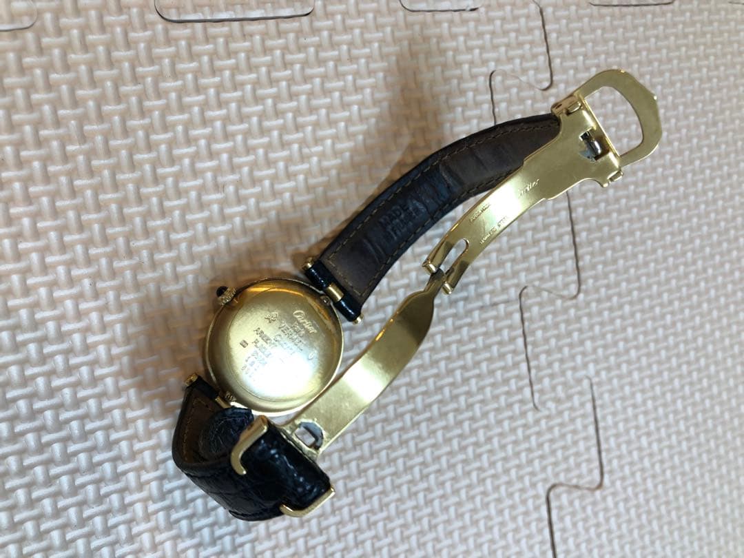 Cartierマストヴァンドーム VLC LM 純正Dバックル　オパラン文字盤