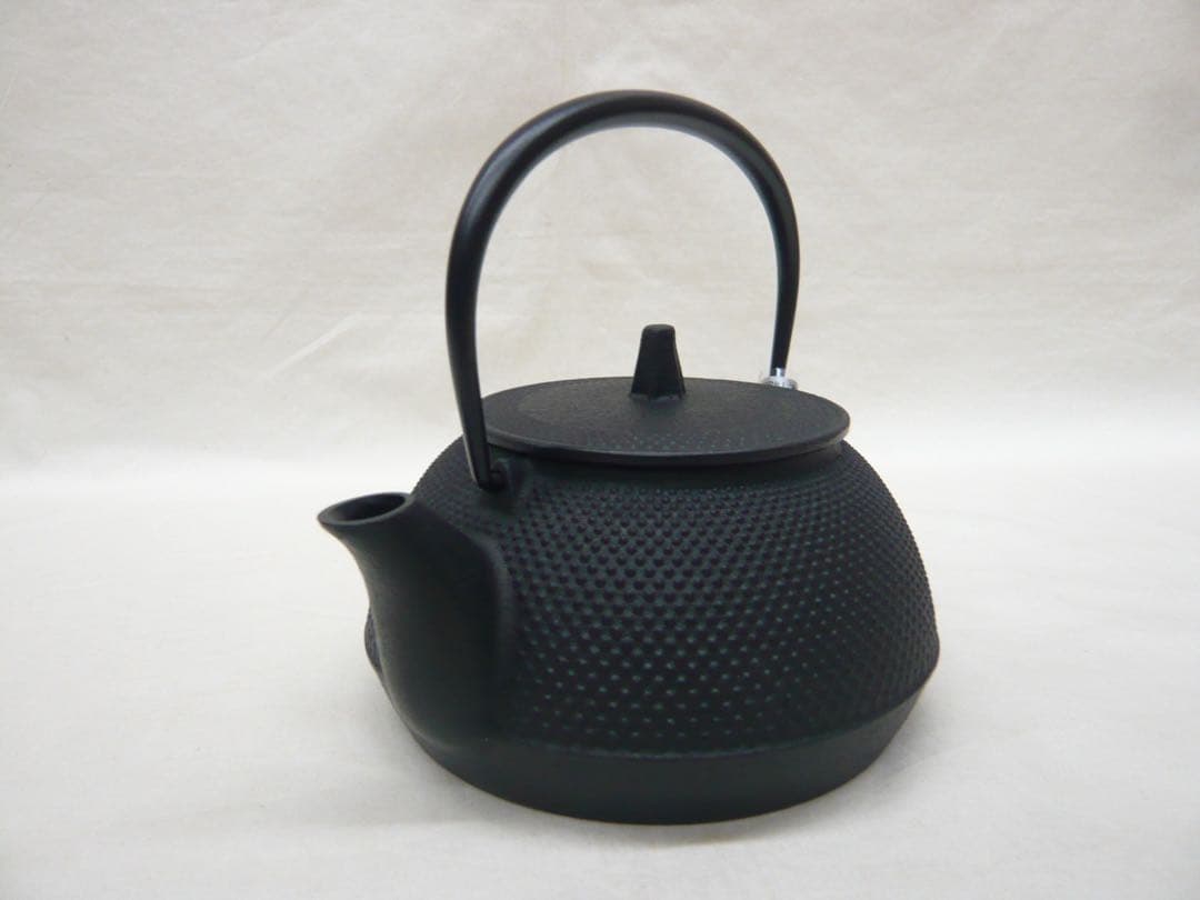 『鉄瓶兼用急須 5型新アラレ』満水650ml ガス・IH対応 南部鉄器 日本製